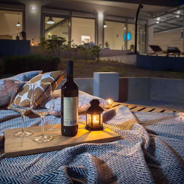 Villa Bilo Idro, Villa Bilo Idro, ein luxuriöses Ferienhaus mit beheiztem Pool in Dalmatien Posedarje