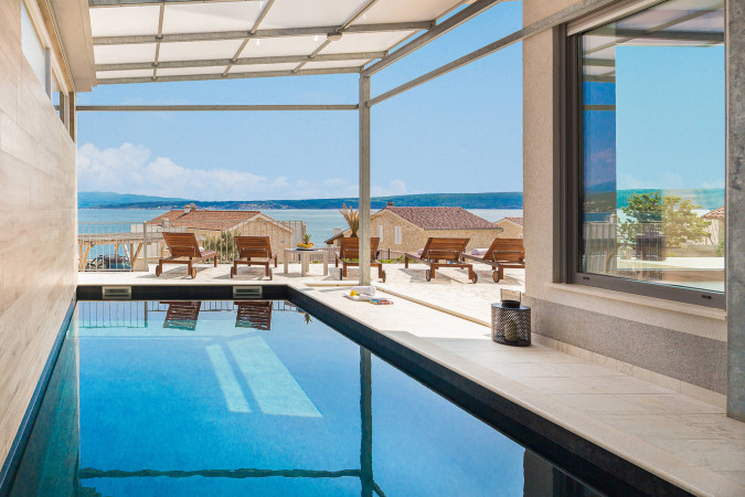 Villa Bilo Idro, Villa Bilo Idro, ein luxuriöses Ferienhaus mit beheiztem Pool in Dalmatien Posedarje